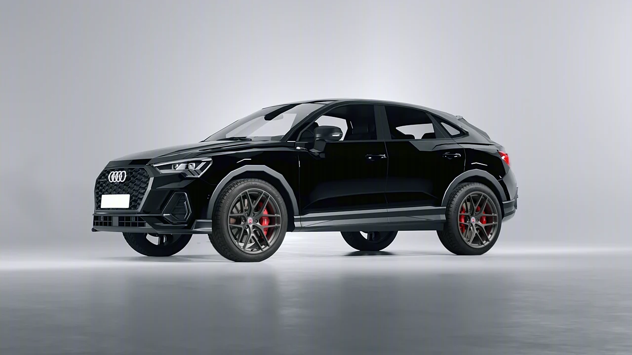 Audi Q3 Sportback 2020 on HRE Performance Wheels P161 forged wheels, front three-quarter view