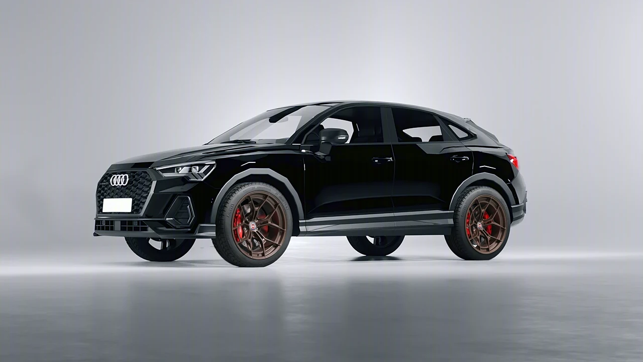 Audi Q3 Sportback 2020 on HRE Performance Wheels P301 forged wheels, front three-quarter view