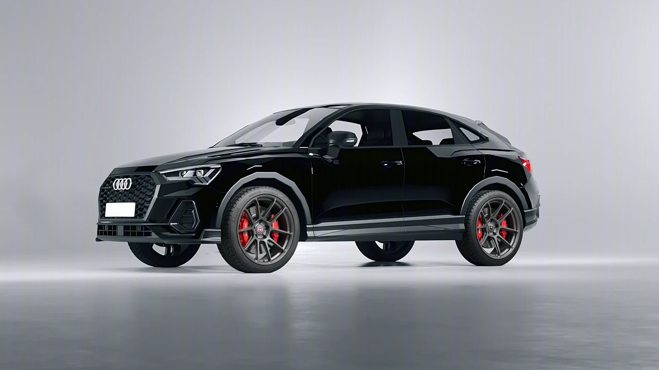 Audi Q3 Sportback 2020 on HRE Performance Wheels RC104 forged wheels, front three-quarter view