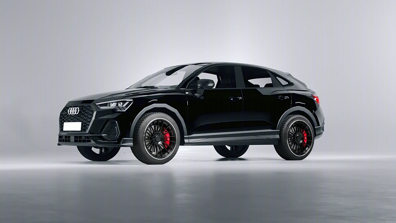 Audi Q3 Sportback 2020 on RDB LA Twenty Two forged wheels, front three-quarter view