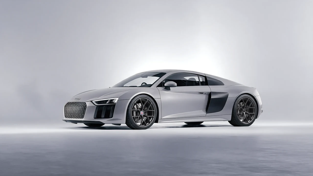 Audi R8 2017 on HRE Performance Wheels R161-Lightweight forged wheels, front three-quarter view