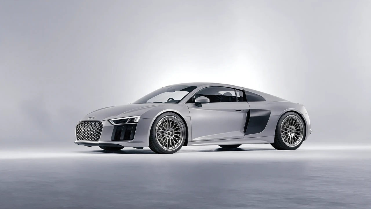 Audi R8 2017 on RDB LA Signature forged wheels, front three-quarter view