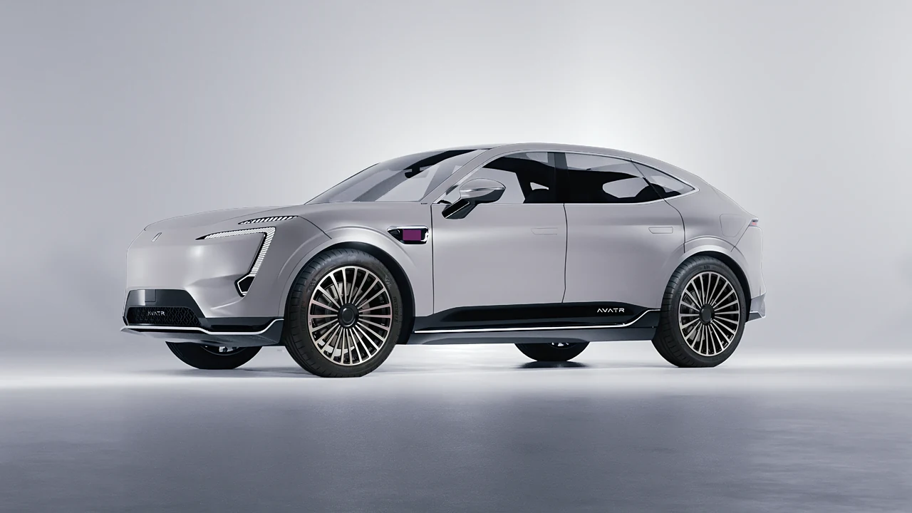Avatr 11 2025 on RDB LA Twenty Three forged wheels, front three-quarter view