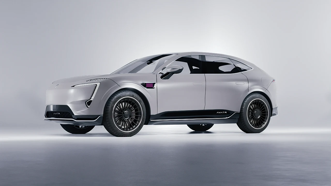 Avatr 11 2025 on RDB LA Twenty Two forged wheels, front three-quarter view