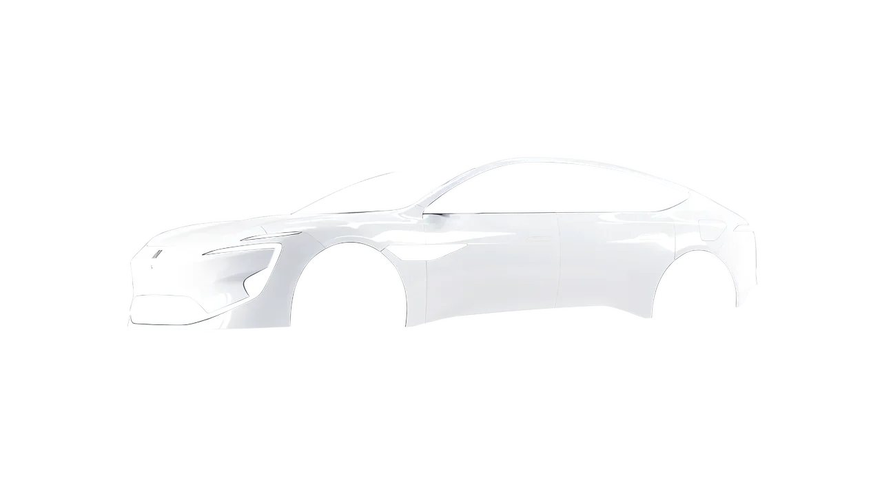 Avatr 12 2025 wrapped in Gloss White (3M G10), front three-quarter view