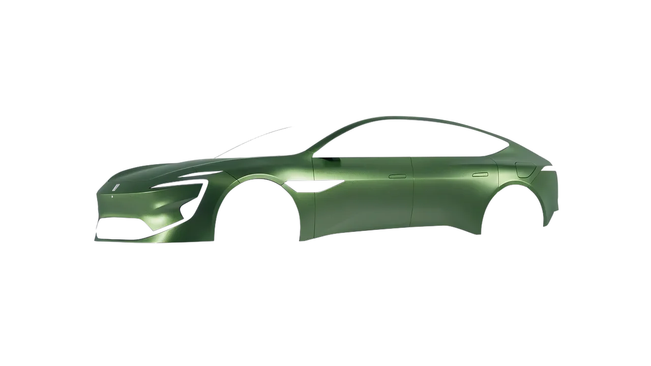 Avatr 12 2025 wrapped in Apple Green (Avery Dennison SW900-745-M), front three-quarter view