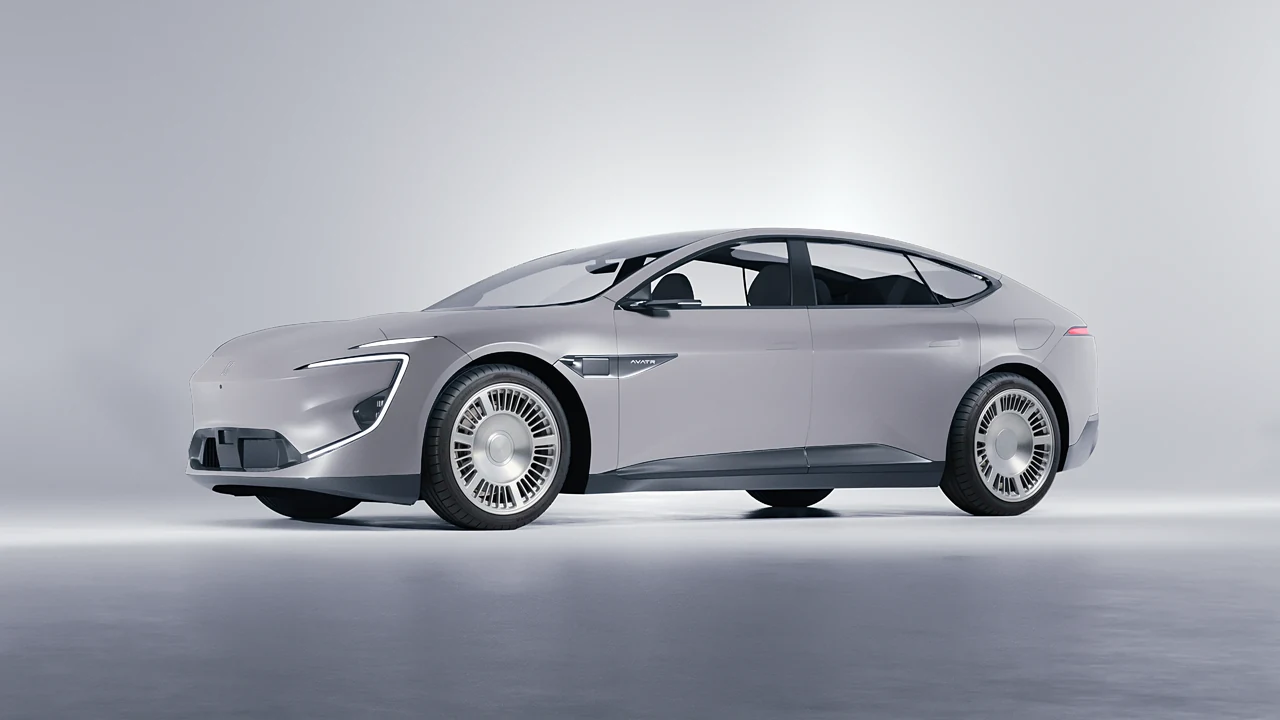 Avatr 12 2025 on RDB LA Masterpiece forged wheels, front three-quarter view