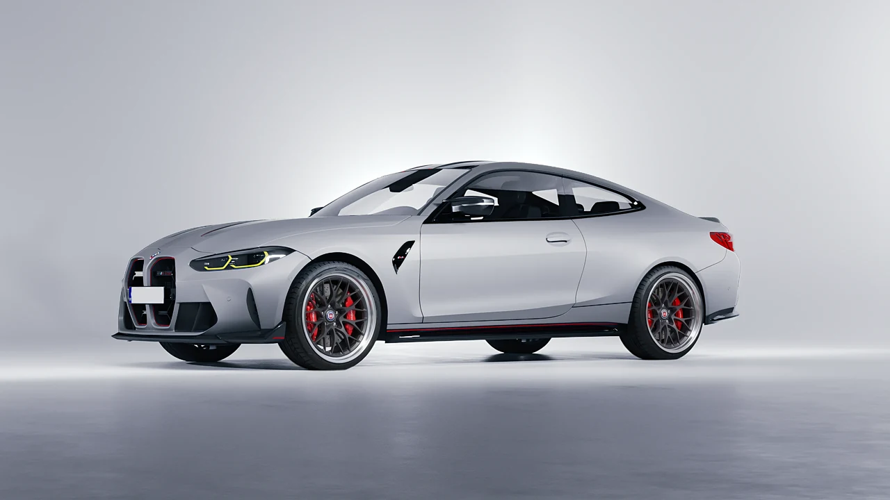 BMW M4 CSL 2022 on HRE Performance Wheels 520 forged wheels, front three-quarter view
