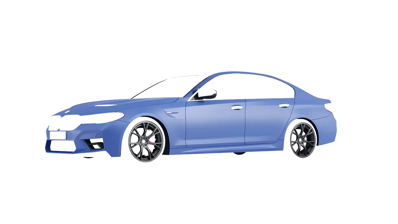 BMW M5 CS 2022 wrapped in Dreamline Blue (Avery Dennison SW900-616-O), front three-quarter view