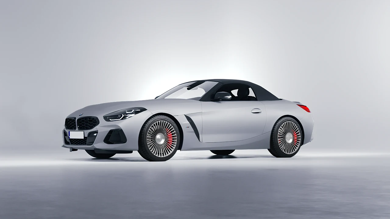 BMW Z4 M40i 2024 on RDB LA 50 forged wheels, front three-quarter view