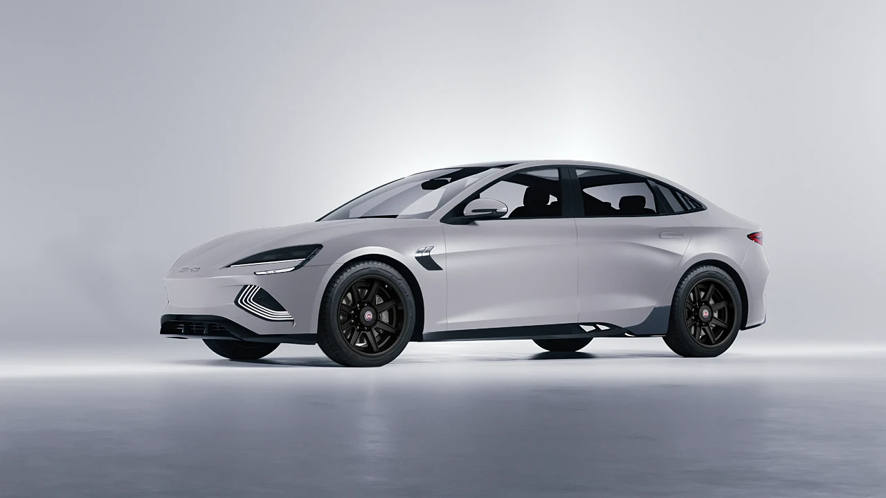 BYD Seal 2025 on HRE Performance Wheels HD188H forged wheels, front three-quarter view
