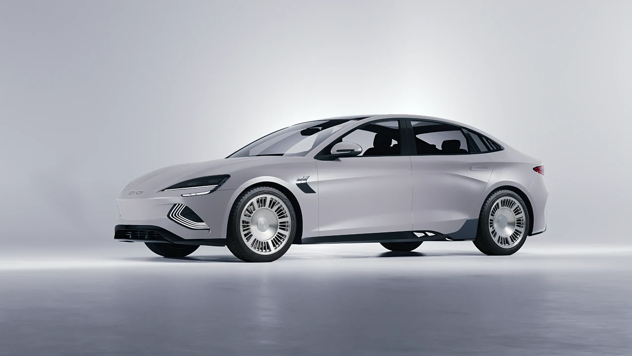 BYD Seal 2025 on RDB LA Masterpiece forged wheels, front three-quarter view
