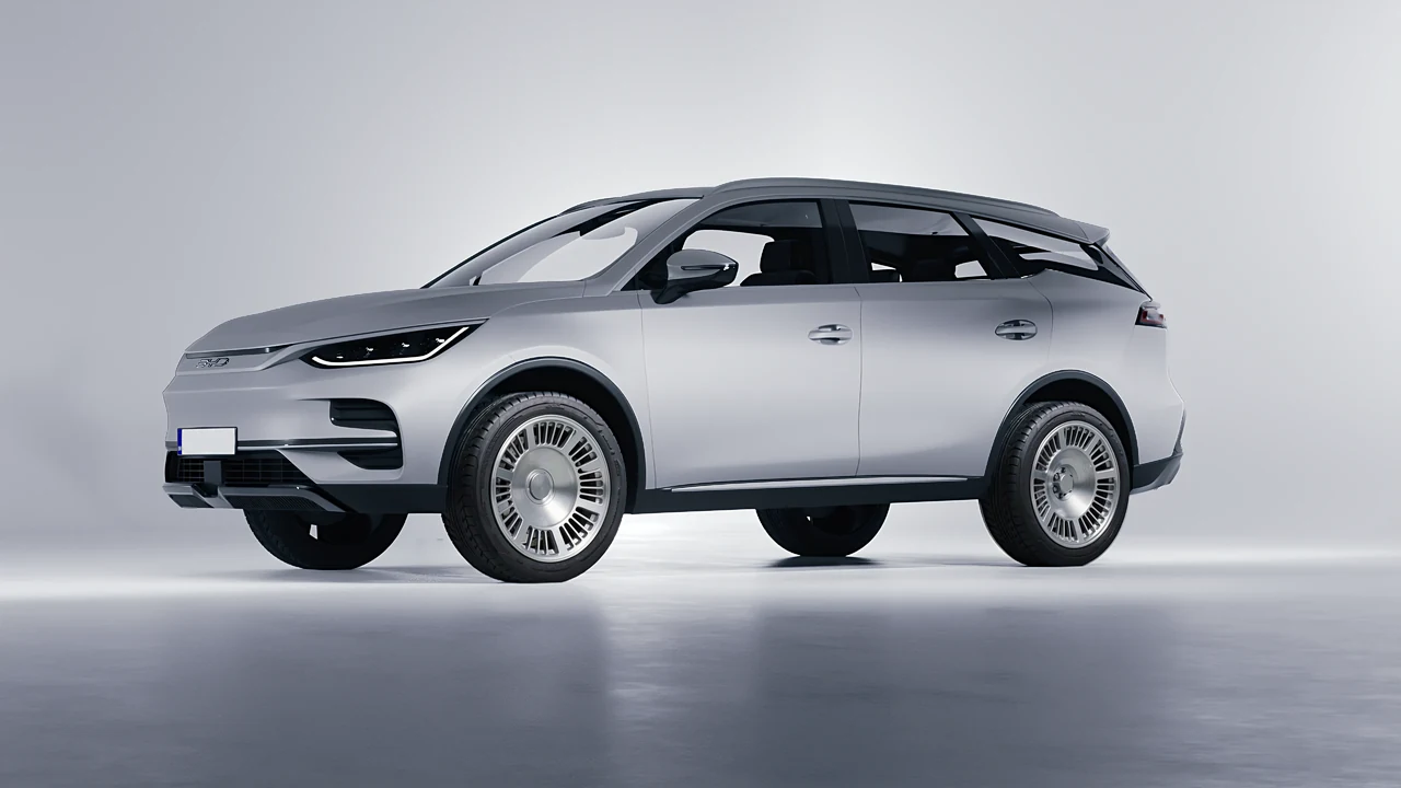 BYD Tang 2024 on RDB LA Masterpiece forged wheels, front three-quarter view