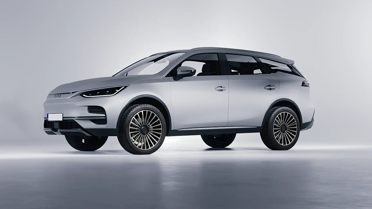 BYD Tang 2024 on RDB LA Twenty Three forged wheels, front three-quarter view