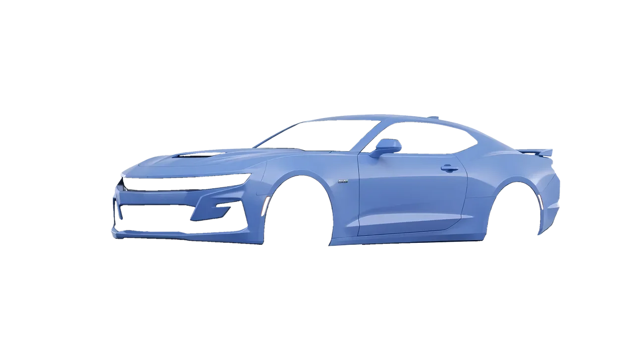Chevrolet Camaro SS 2020 wrapped in Dreamline Blue (Avery Dennison SW900-616-O), front three-quarter view