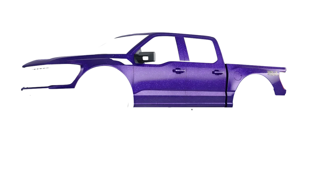 Ford F-150 Raptor 2021 wrapped in Purple (Avery Dennison SW900-587-D), front three-quarter view