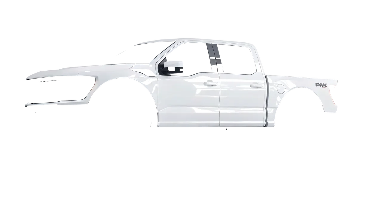 Ford F-150 Raptor 2021 wrapped in Gloss White (3M G10), front three-quarter view