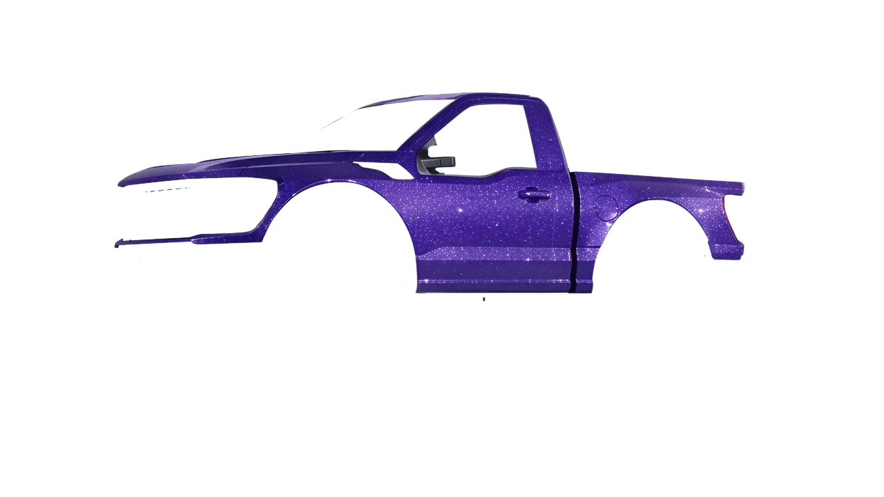 Ford F-150 Raptor Regular Cab 2022 wrapped in Purple (Avery Dennison SW900-587-D), front three-quarter view