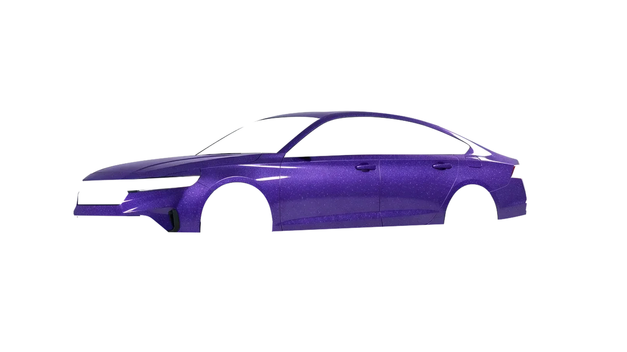 Honda Accord 2024 wrapped in Purple (Avery Dennison SW900-587-D), front three-quarter view