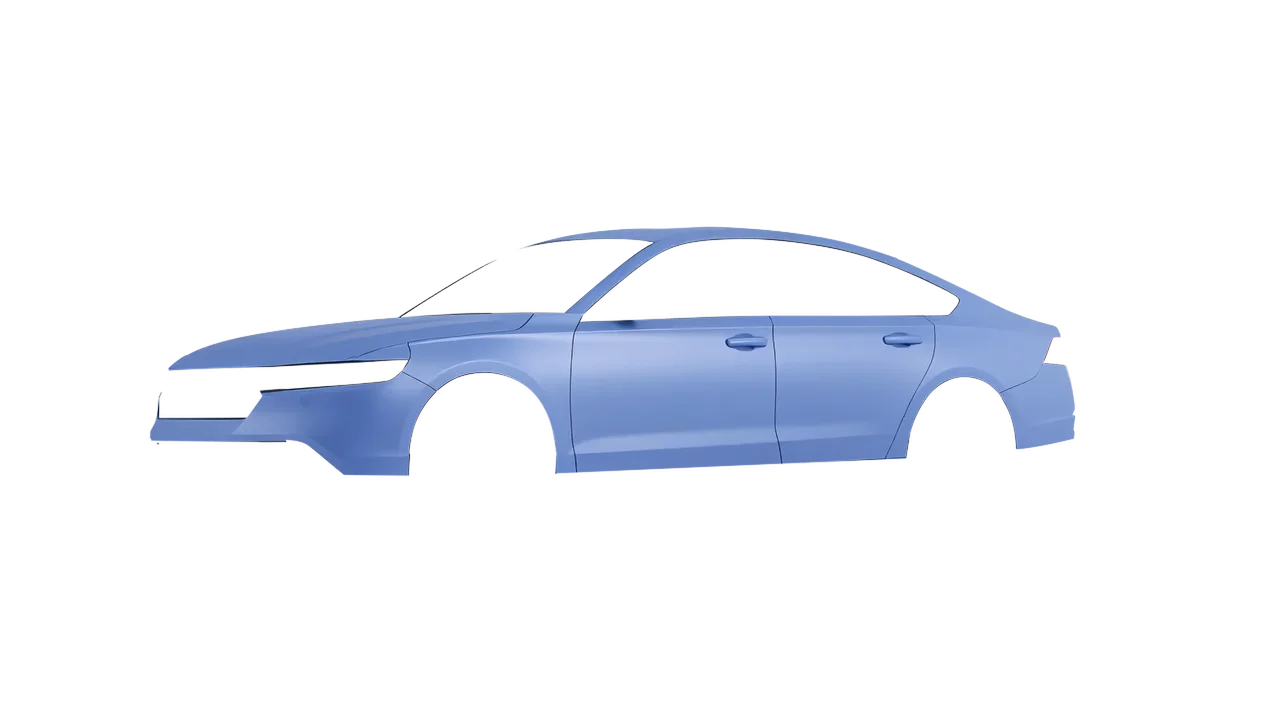 Honda Accord 2024 wrapped in Dreamline Blue (Avery Dennison SW900-616-O), front three-quarter view