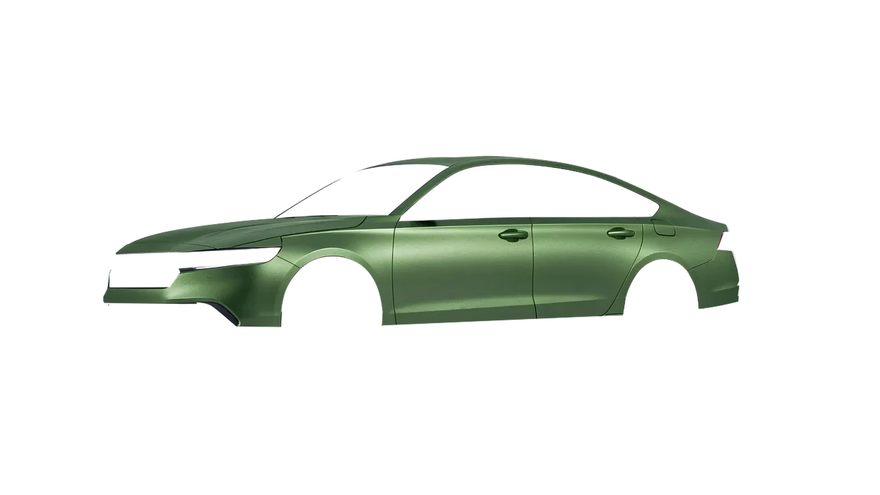Honda Accord 2024 wrapped in Apple Green (Avery Dennison SW900-745-M), front three-quarter view