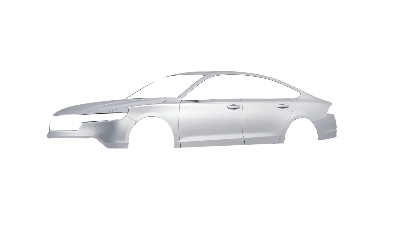Honda Accord 2024 wrapped in Matte Silver (3M M21), front three-quarter view