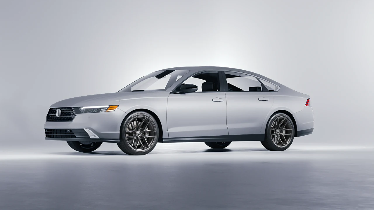 Honda Accord 2024 on HRE Performance Wheels P161SC forged wheels, front three-quarter view