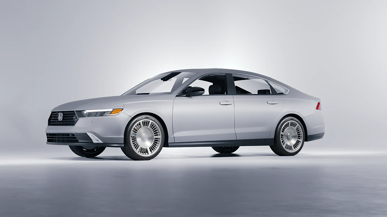 Honda Accord 2024 on RDB LA Masterpiece forged wheels, front three-quarter view