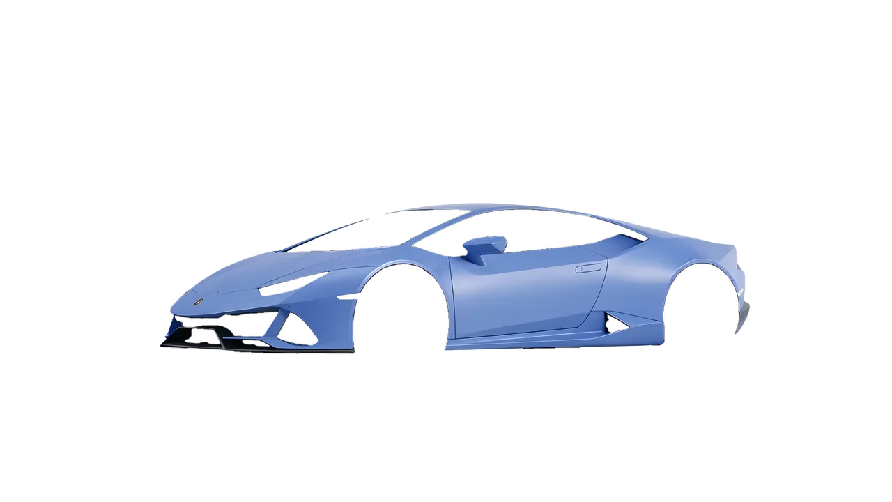 Lamborghini Huracan 2016 wrapped in Dreamline Blue (Avery Dennison SW900-616-O), front three-quarter view