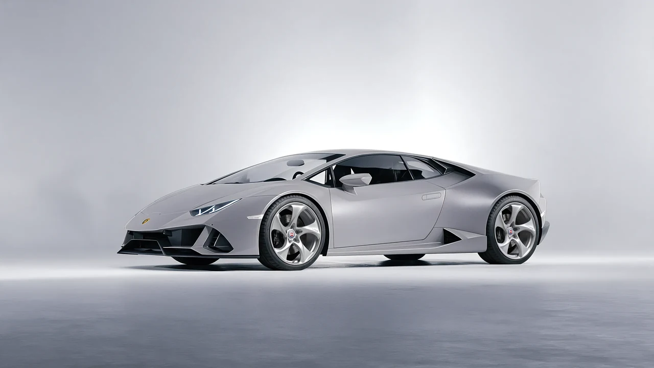 Lamborghini Huracan 2016 on HRE Performance Wheels 522M forged wheels, front three-quarter view