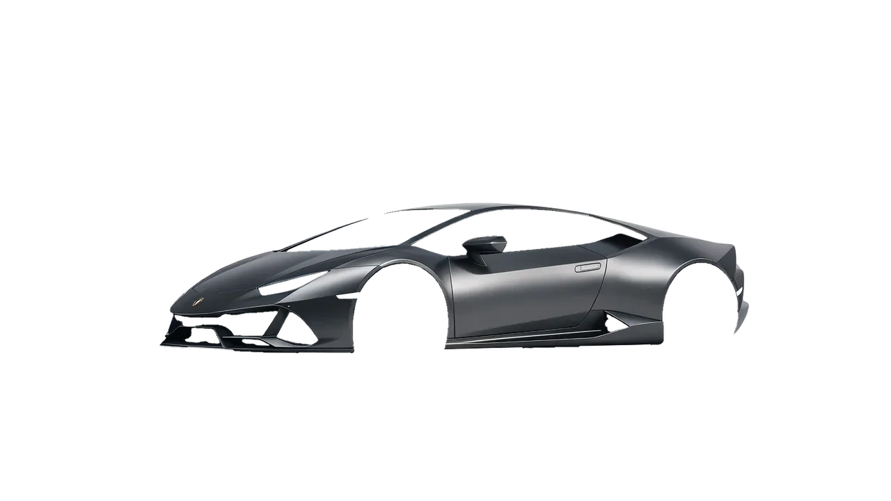 Lamborghini Huracan 2016 wrapped in Black Rock Grey (Avery Dennison SW900-823-M), front three-quarter view