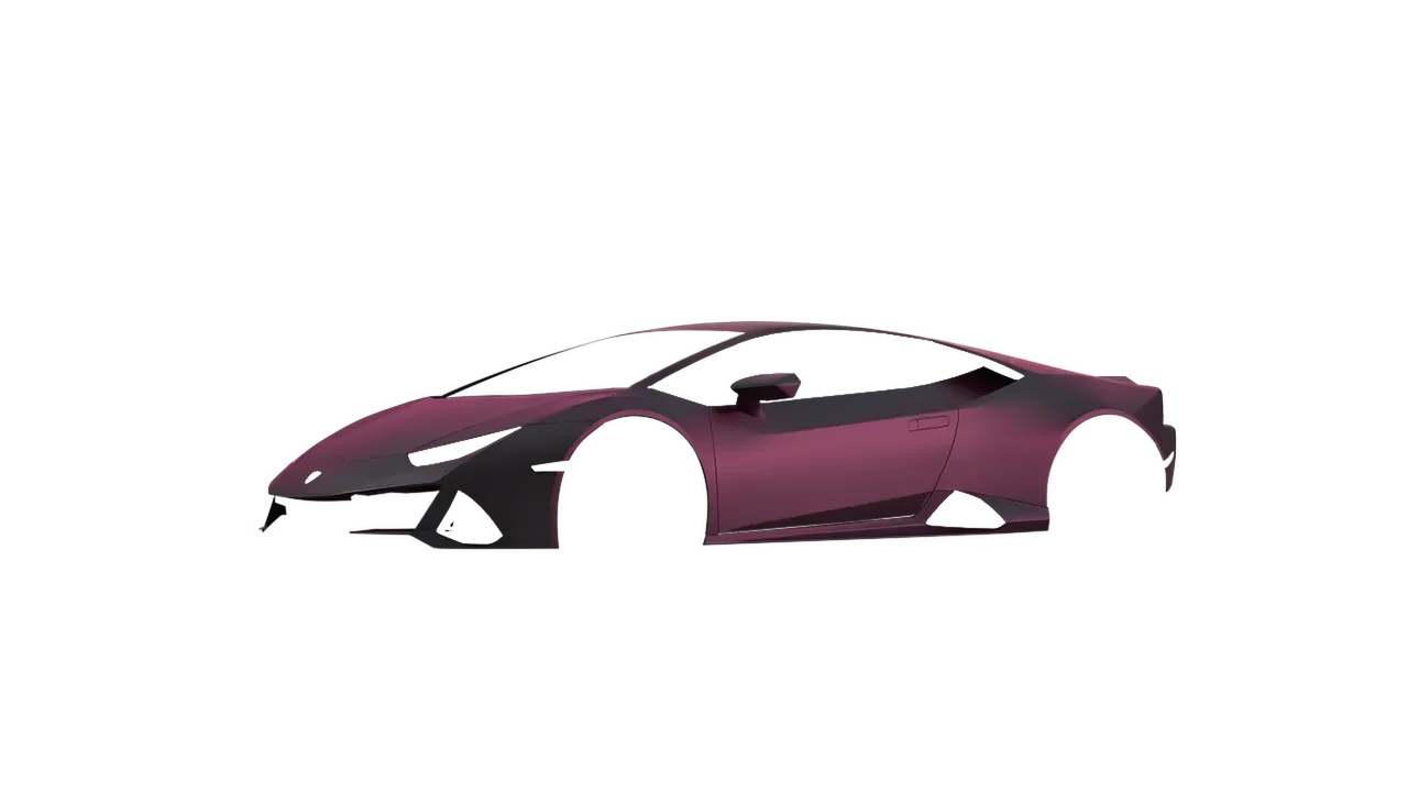 Lamborghini Huracan Evo 2024 wrapped in Frozen Mystic Pink Matt (KPMF K75575), front three-quarter view