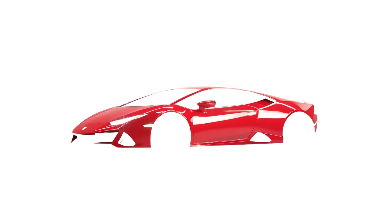 Lamborghini Huracan Evo 2024 wrapped in Rose Hip Gloss (ORACAL 970RA-897G), front three-quarter view