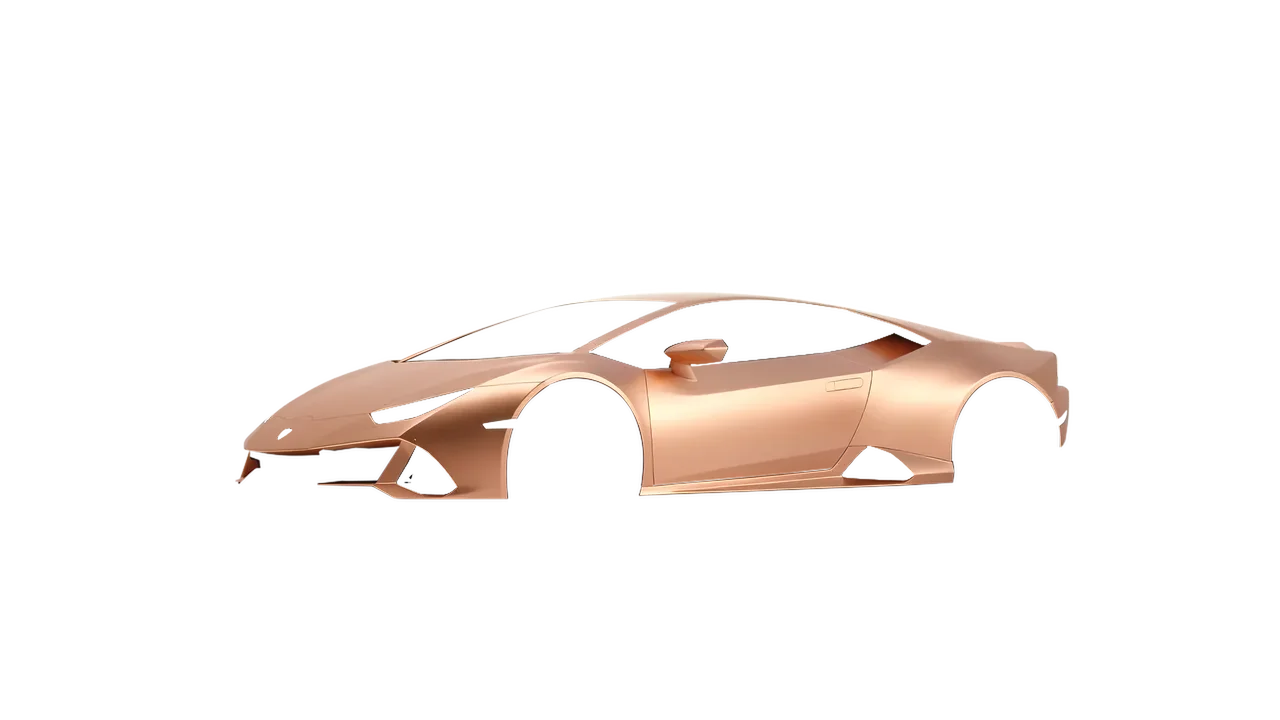 Lamborghini Huracan Evo 2024 wrapped in Copper Kiss Matt (ORACAL 970RA-313M), front three-quarter view