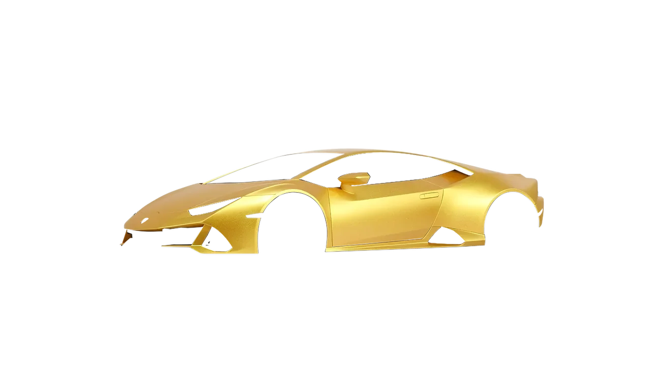Lamborghini Huracan Evo 2024 wrapped in Matt Sonic Yellow Pearl (KPMF K75538), front three-quarter view