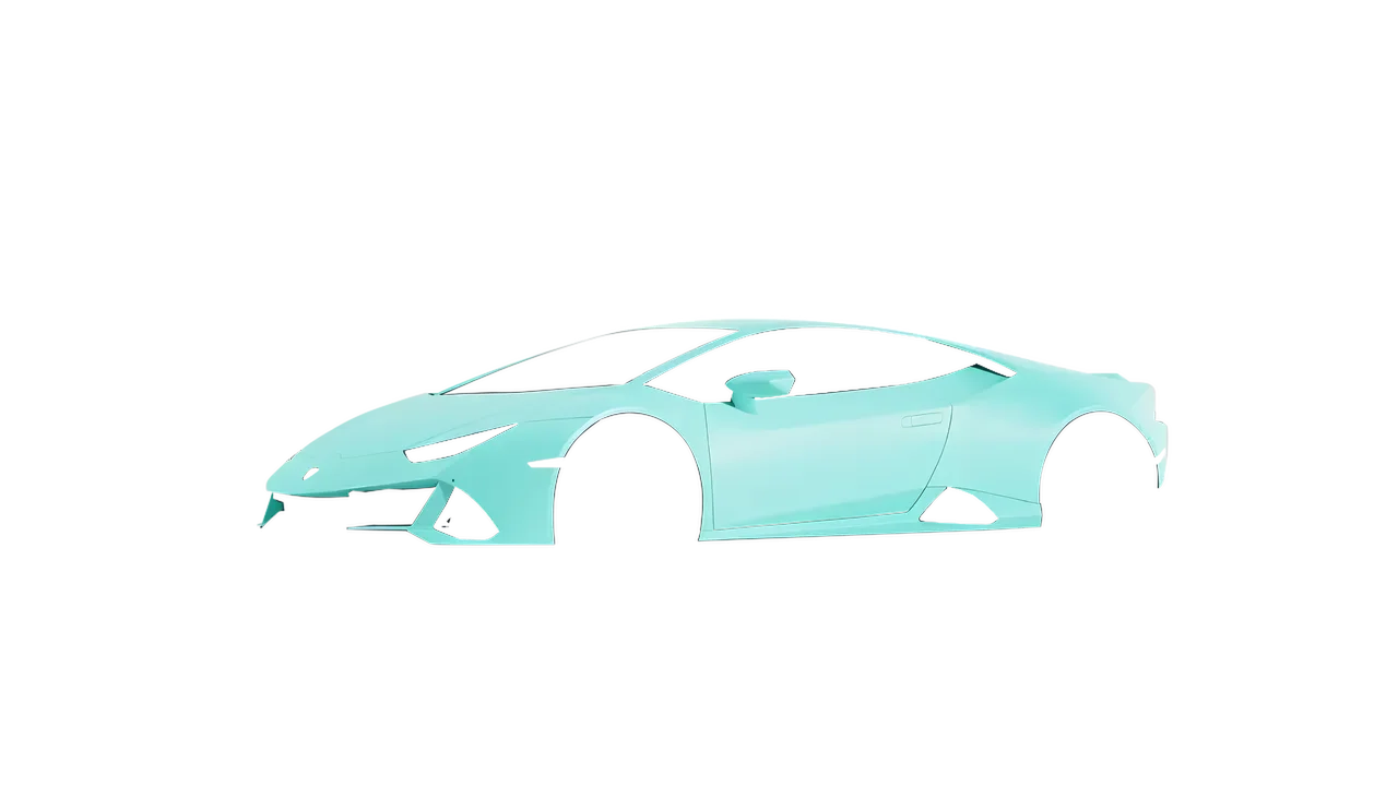 Lamborghini Huracan Evo 2024 wrapped in Mint Matt (ORACAL 970RA-055M), front three-quarter view