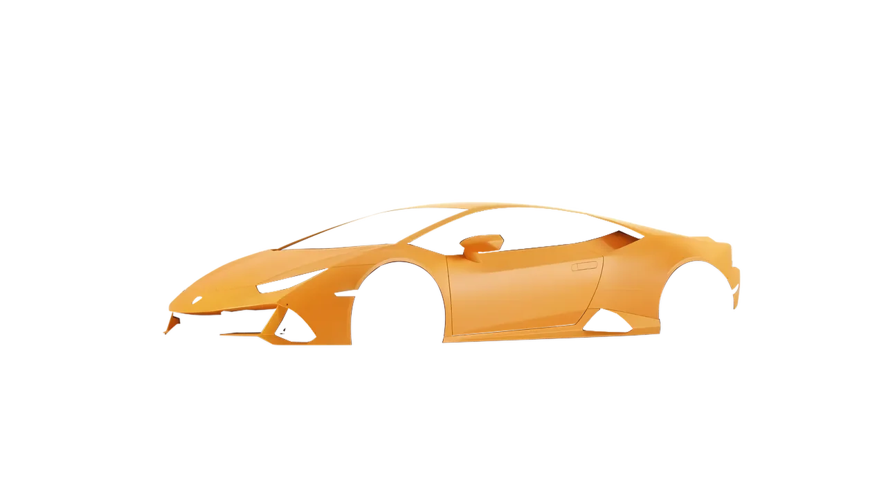 Lamborghini Huracan Evo 2024 wrapped in Safron Yellow Matt (ORACAL 970RA-223M), front three-quarter view