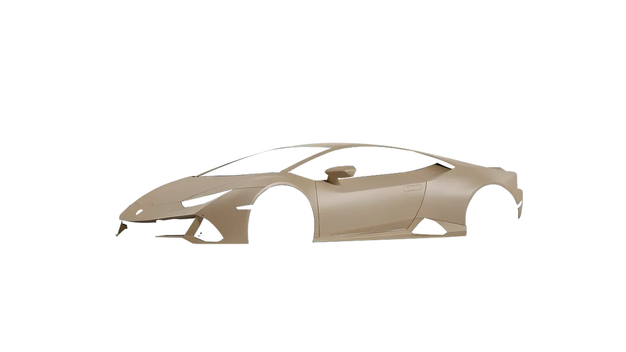 Lamborghini Huracan Evo 2024 wrapped in Matt Stealth Tundra (KPMF K75531), front three-quarter view