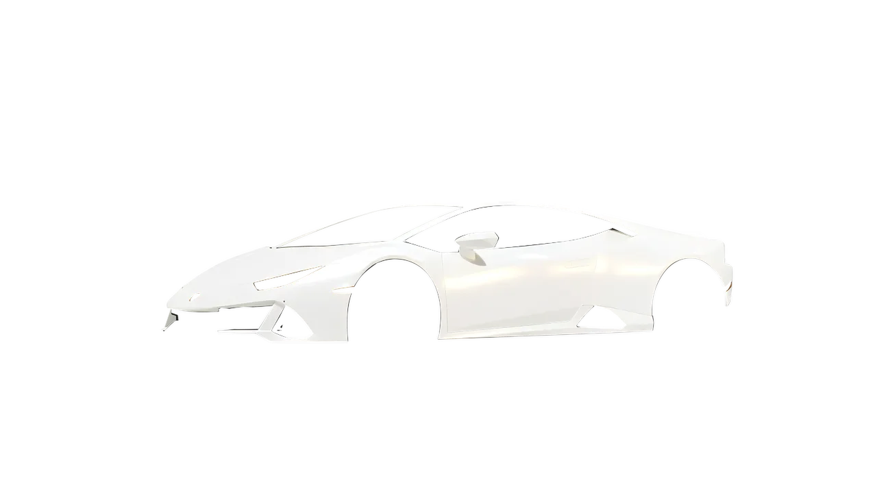 Lamborghini Huracan Evo 2024 wrapped in Matt Gold White Starlight (KPMF K75572), front three-quarter view