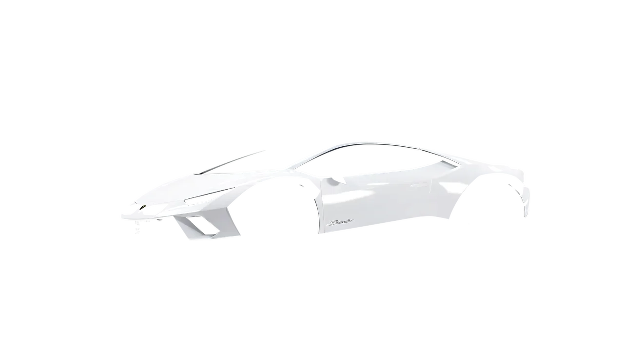 Lamborghini Huracan Sterrato 2023 wrapped in Gloss White (3M G10), front three-quarter view