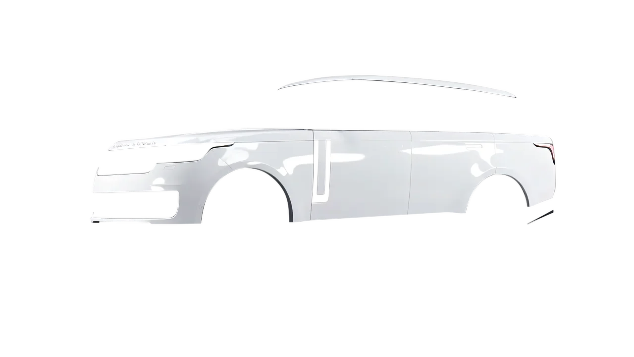 Land Rover Range Rover 2024 wrapped in Gloss White (3M G10), front three-quarter view