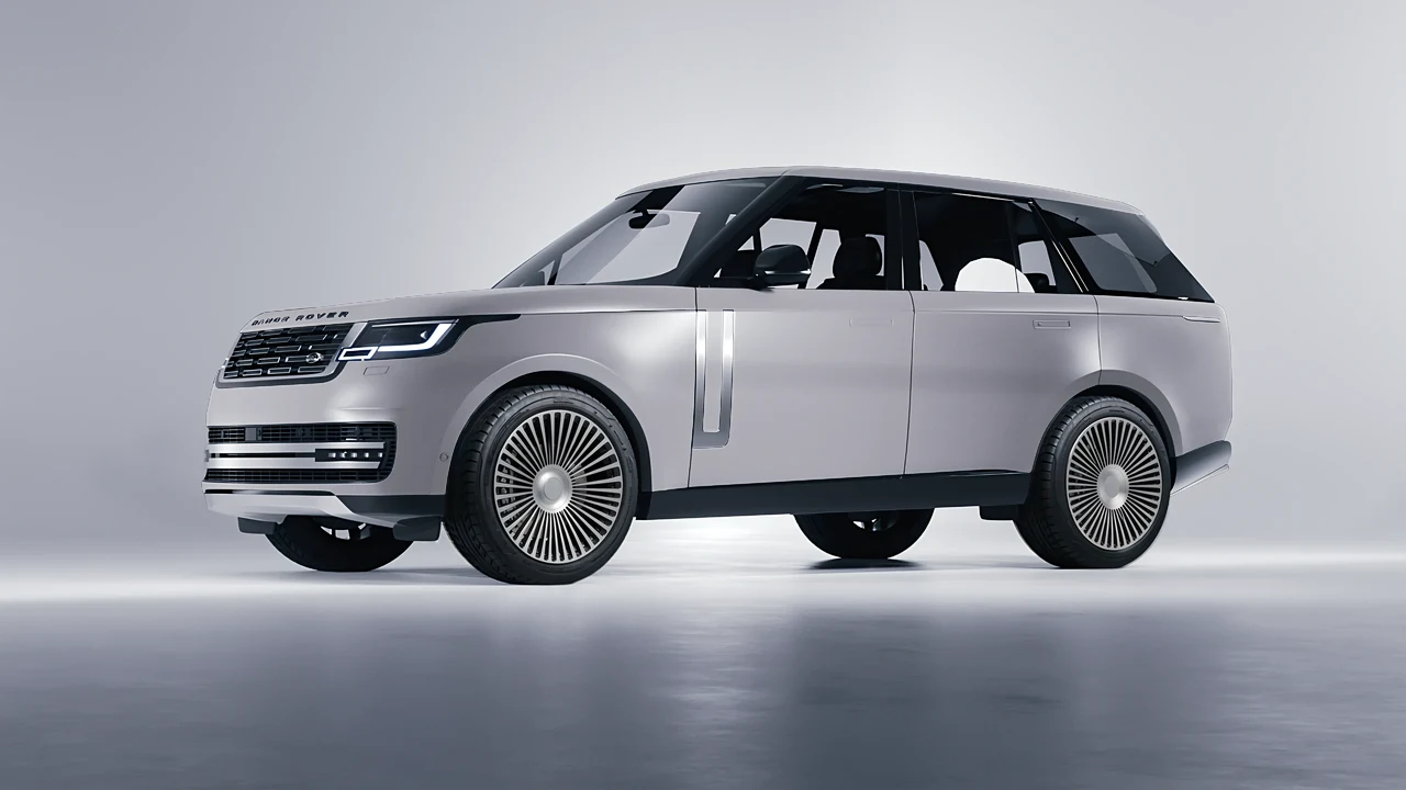 Land Rover Range Rover 2024 on RDB LA 50 forged wheels, front three-quarter view