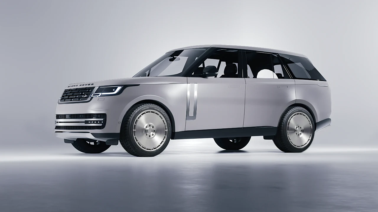 Land Rover Range Rover 2024 on RDB LA Zero forged wheels, front three-quarter view