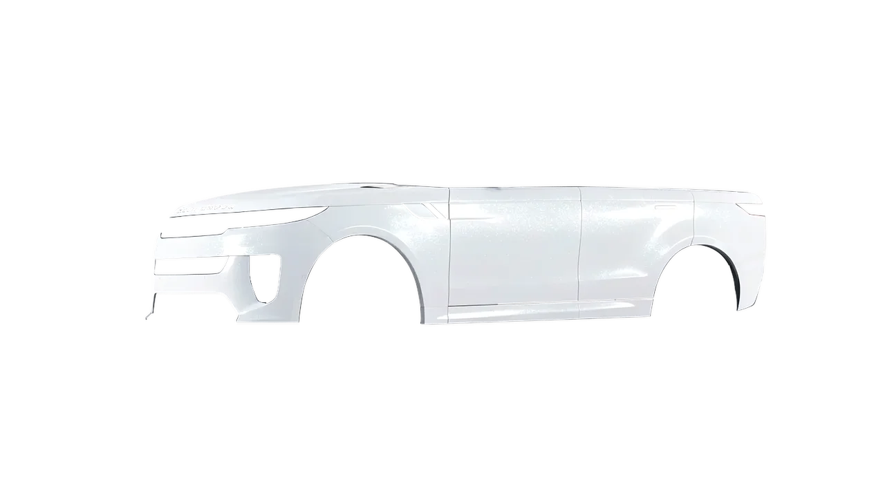 Land Rover Range Rover Sport SV 2024 wrapped in Crystal White Gloss (ORACAL 970RA-945G), front three-quarter view