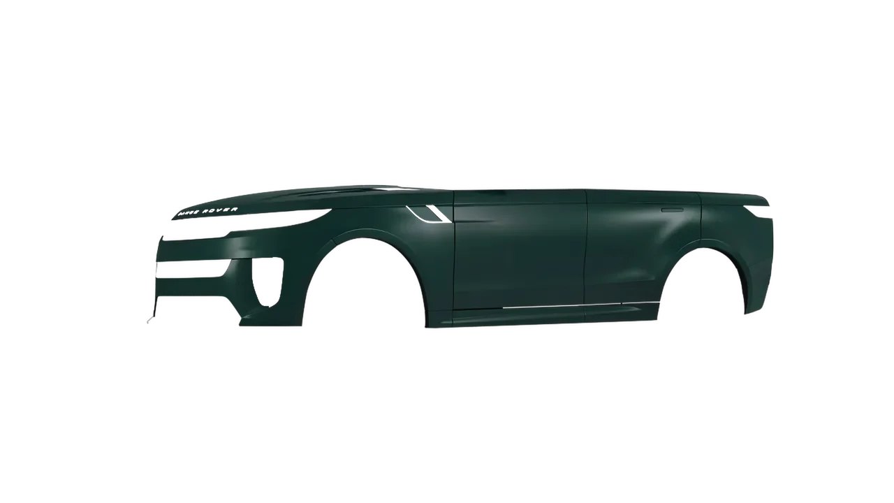 Land Rover Range Rover Sport SV 2024 wrapped in Frozen Emerald Matt (KPMF K75577), front three-quarter view