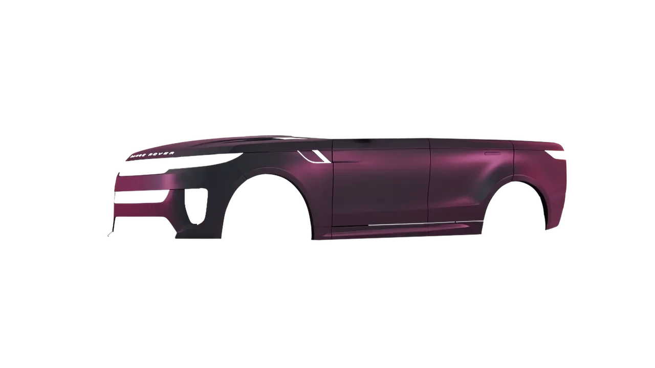 Land Rover Range Rover Sport SV 2024 wrapped in Frozen Mystic Pink Matt (KPMF K75575), front three-quarter view