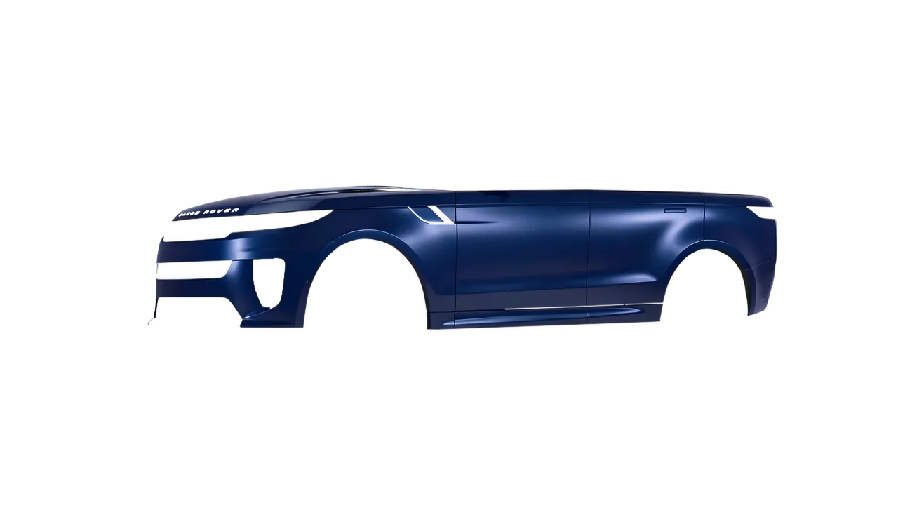 Land Rover Range Rover Sport SV 2024 wrapped in Frozen Sapphire Matt (KPMF K75578), front three-quarter view