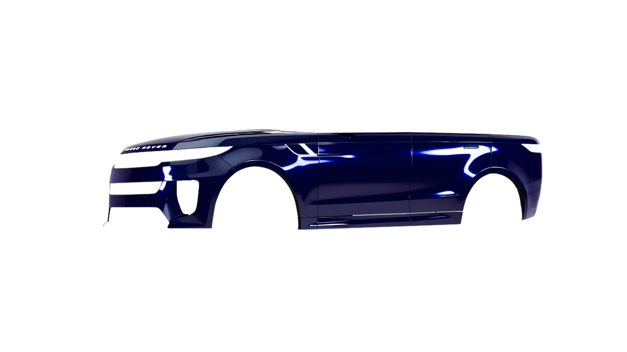 Land Rover Range Rover Sport SV 2024 wrapped in Baltic Blue Gloss (ORACAL 970RA-178G), front three-quarter view