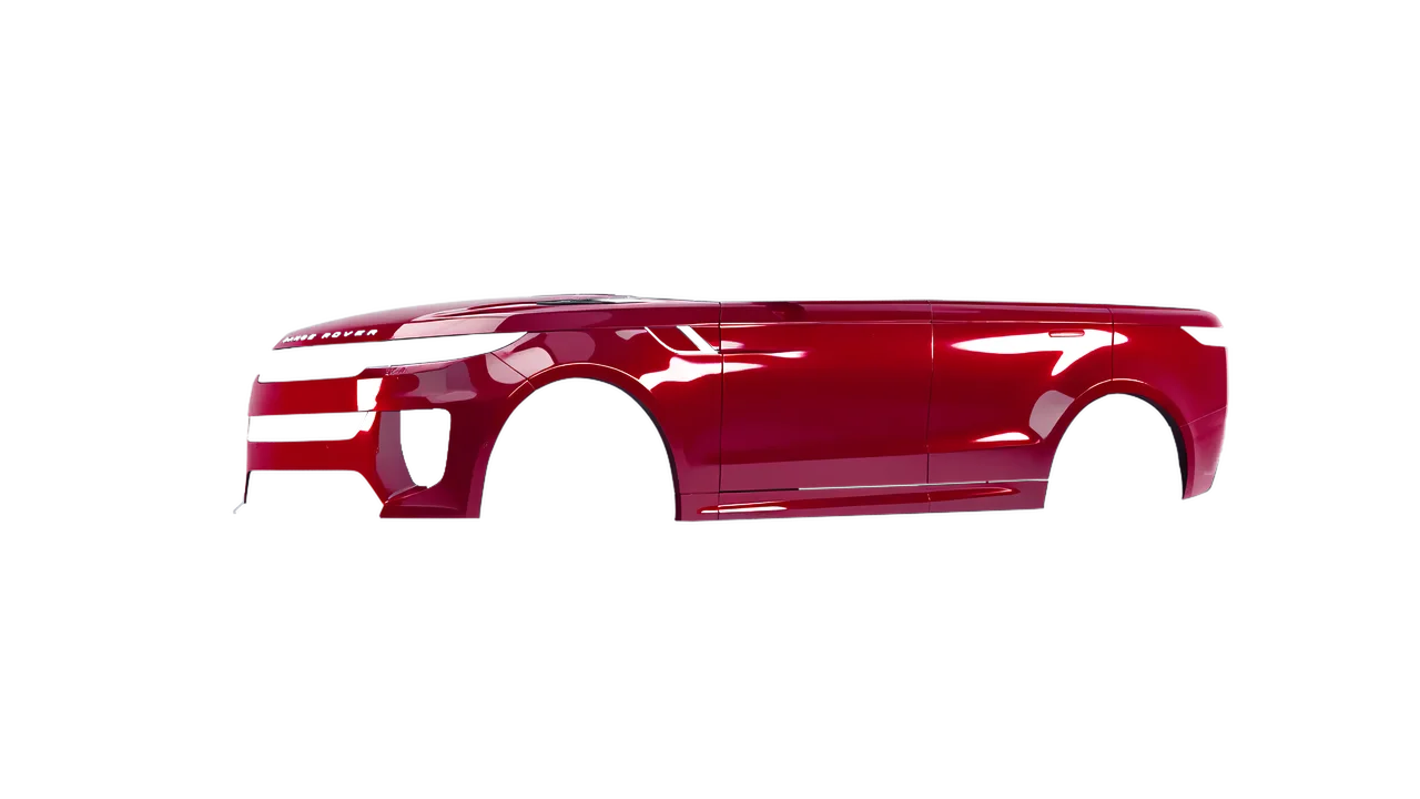 Land Rover Range Rover Sport SV 2024 wrapped in Cardinal Red Gloss (ORACAL 970RA-028G), front three-quarter view