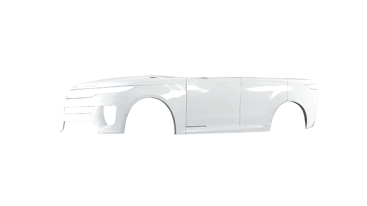 Land Rover Range Rover Sport SV 2024 wrapped in Chalk White Gloss (KPMF K75411), front three-quarter view